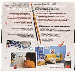 Tablou pe numere Art Gallery Prințesă 20х20 cm