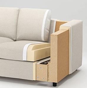 Canapea IKEA Vimle  Grann/Bomstad Black