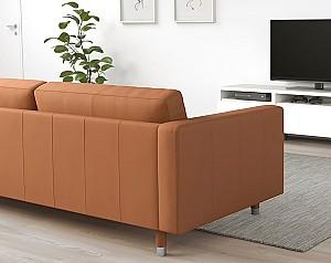 Canapea IKEA Landskrona Grann/Bomstad brown golden/metal (2 locuri)