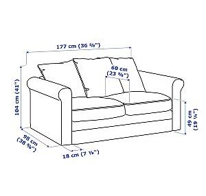 Canapea IKEA Gronlid Ljungen Grey