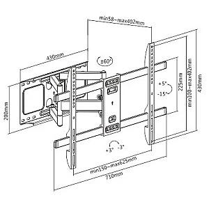 Suport pentru televizor Gembird WM-80ST-02