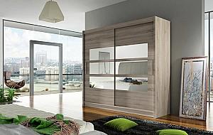 Dulap-cupe Space Meble Bega III 180x215x58 Trufă (Bej)