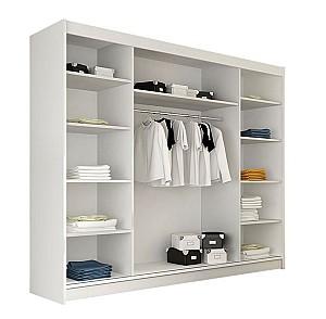 Dulap-cupe Space Meble Aston III 250x215x58 Alb Mat