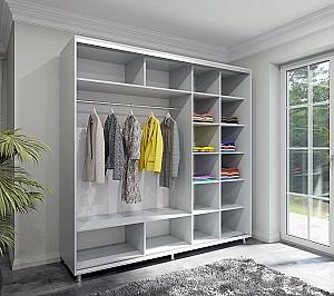 Dulap-cupe Arta Mobilei Armadio S1780 Gray