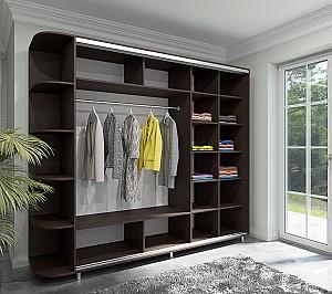 Dulap-cupe Arta Mobilei Armadio W2520 Wenghe + Anexa