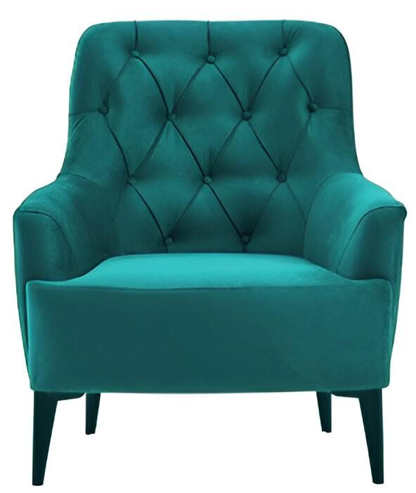Fotoliu Dogtas MABEL GK6712 Velvet Turquoise (Verde)/Negru