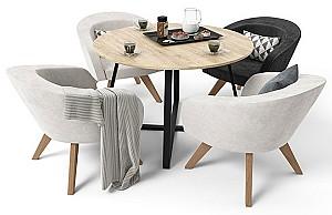 Fotoliu Indart  Luna black