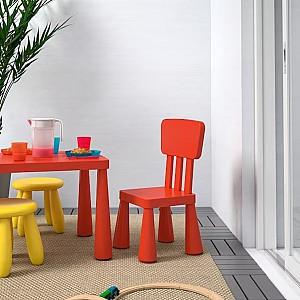 Scaun pentru copii IKEA Mammut (Rosu)