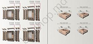 Dulap-cupe Confort-NV 2D MDF (160x45cm)