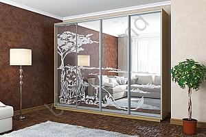 Dulap-cupe Confort-NV 4D Sablare (290x45cm)