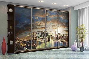 Dulap-cupe Confort-NV 4D Foto imprimare (360x45cm)