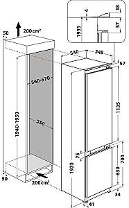 Frigider incorporabil Indesit INC20 T321 EU