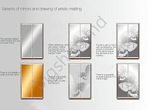 Dulap-cupe Confort-NV 3D MDF+insertii (260x60cm)