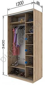 Dulap-cupe Confort-NV 2D PAL (120x60cm)