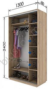 Dulap-cupe Confort-NV 2D PAL (130x60 cm)