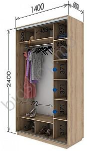 Dulap-cupe Confort-NV 2D PAL (140x60cm)
