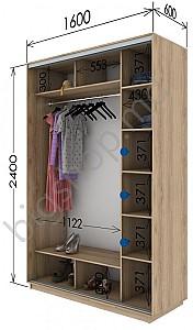 Dulap-cupe Confort-NV 2D PAL (160x60cm)