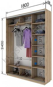 Dulap-cupe Confort-NV 2D PAL (180x45cm)