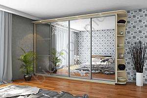 Dulap-cupe Confort-NV 4D Sablare (350x45cm)