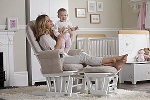 Fotoliu Tutti Bambini reglabil pentru alaptat GC 35 Alb