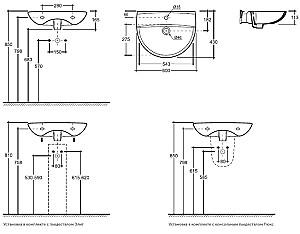 Lavoar baie Keramin Simpl 60