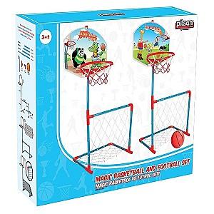Set pentru joaca Pilsan Magic Basketball + Fotbal 03392