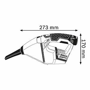 Aspirator industrial Bosch GAS 12 V-LI