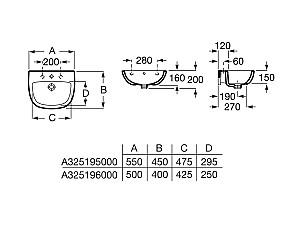 Lavoar baie Roca Adele A325195000