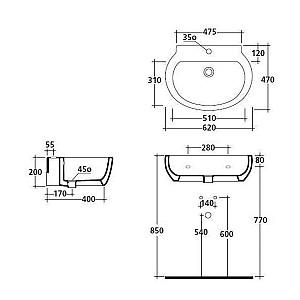 Lavoar baie Galassia EL1 1F 620X460 (112983)