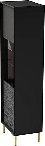 Dulap cu vitrina Halmar Bullet W-1 Negru