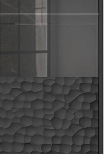 Dulap cu vitrina Halmar Bullet W-1 Negru