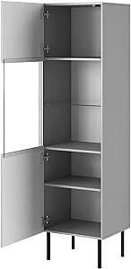 Dulap cu vitrina Halmar Asensio W-1 Gri Deschis