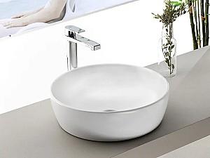 Lavoar baie CeraStyle One White Matte D46cm Turkuaz Seramik