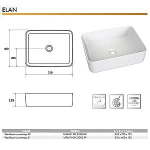 Lavoar baie  Cerano ELAN 49