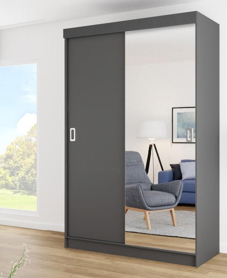 Dulap-cupe Prime Furniture Bill 1 138x205x59 Grafit (Gri)