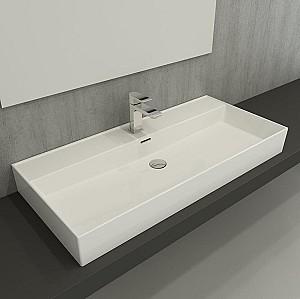 Lavoar baie Bocchi Milano Slim 80cm White Glossy