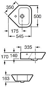 Lavoar baie Roca NEXO (327646)