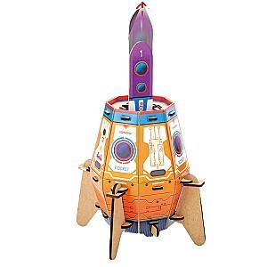 3D Puzzle CubicFun Racheta de lansare si masina de curse (DS1099h)