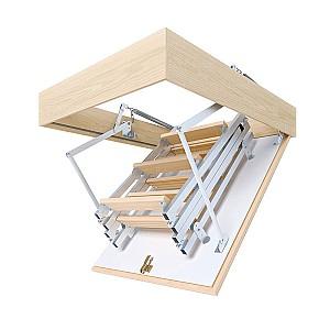 Scara mansarda Bukwood ECO+ Metal Mini 80x80cm