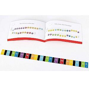 Jucarie muzicala Hape Pian alb cu scaun