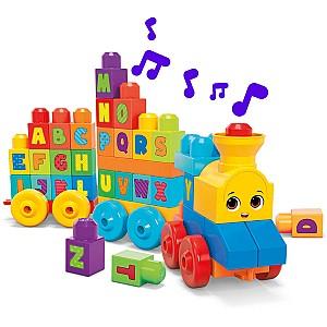 Constructor Fisher  price Mega Bloks Trenulet muzical (FWK22)