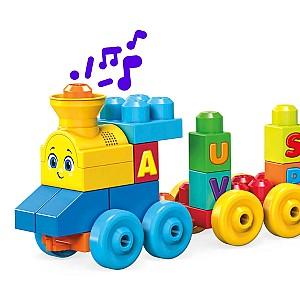 Constructor Fisher  price Mega Bloks Trenulet muzical (FWK22)