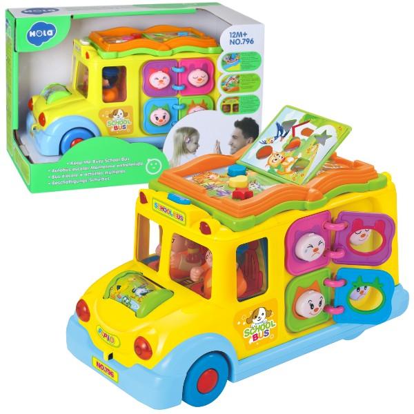 Joc de logica Hola Toys Autobuzul scolar