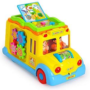 Joc de logica Hola Toys Autobuzul scolar