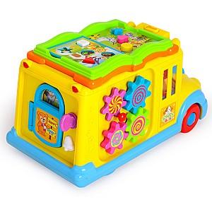 Joc de logica Hola Toys Autobuzul scolar