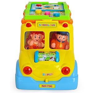 Joc de logica Hola Toys Autobuzul scolar
