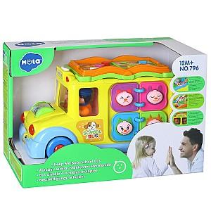 Joc de logica Hola Toys Autobuzul scolar