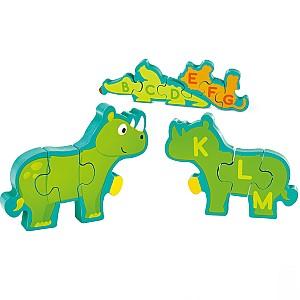 Puzzle Hape Parada animalelor (E1627)