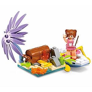 Constructor Sluban Castel cu tobogan (B1174)