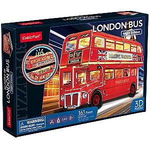 3D Puzzle CubicFun Autobuz londonez cu 2 etaje (L538h)